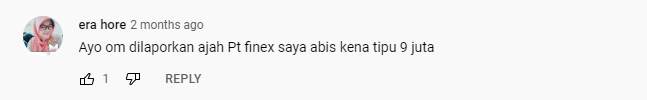 Dana Nasabah Finex Amblas 9 Juta?