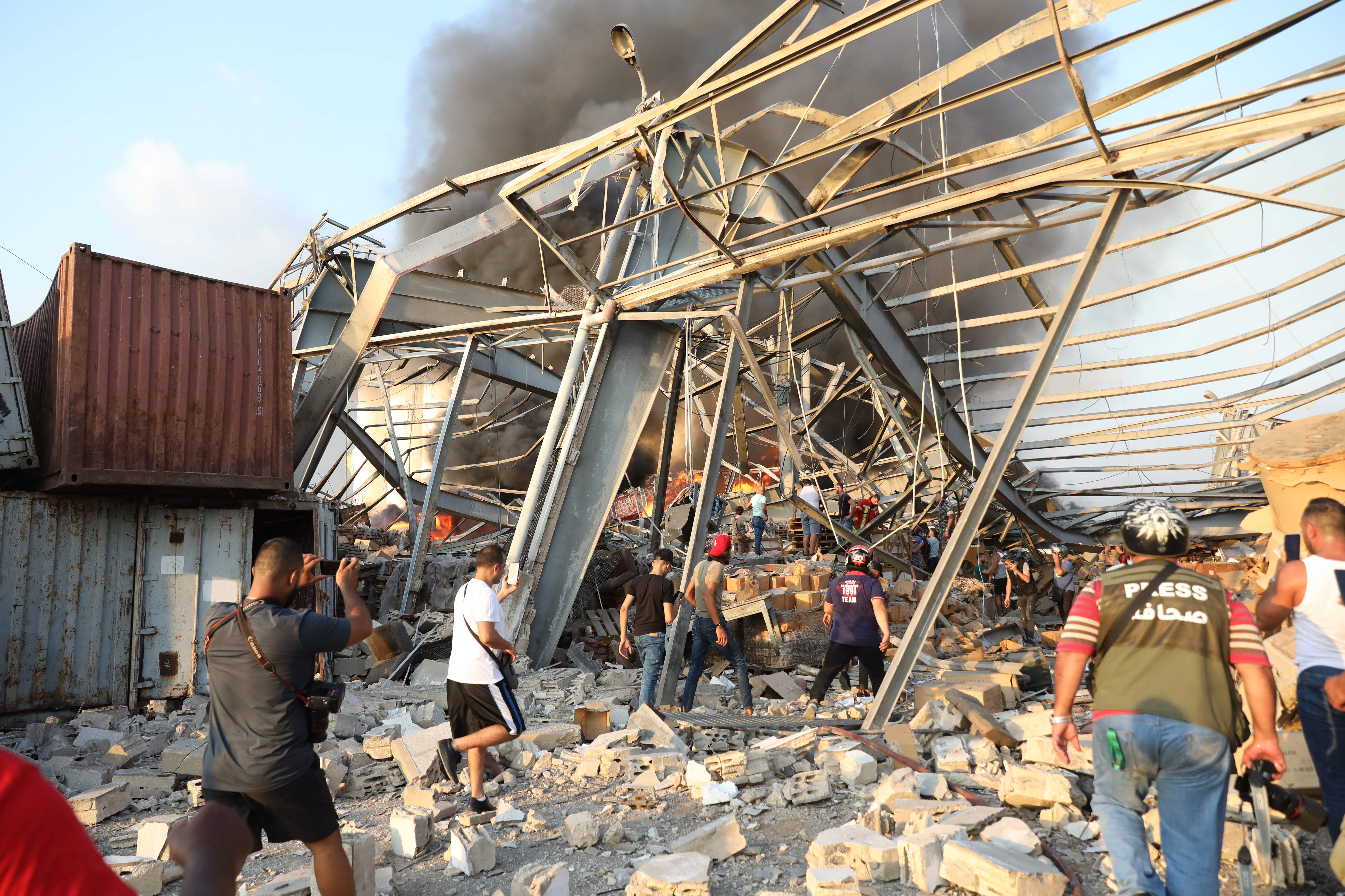 Massive explosion in Beirut port area rocks Lebanese capital, at least 78 killed
