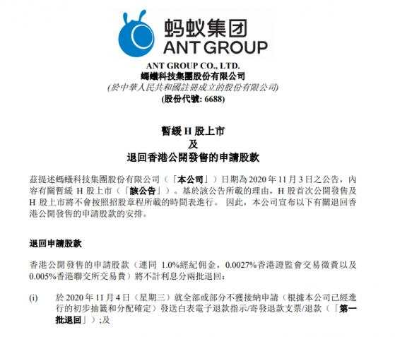 蚂蚁 集团 金融 上市 估值 监管