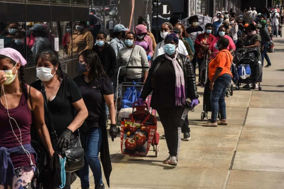 A further 2.1m people in the US filed for unemployment claims last week, bringing the total to more than 40m since mid-March.