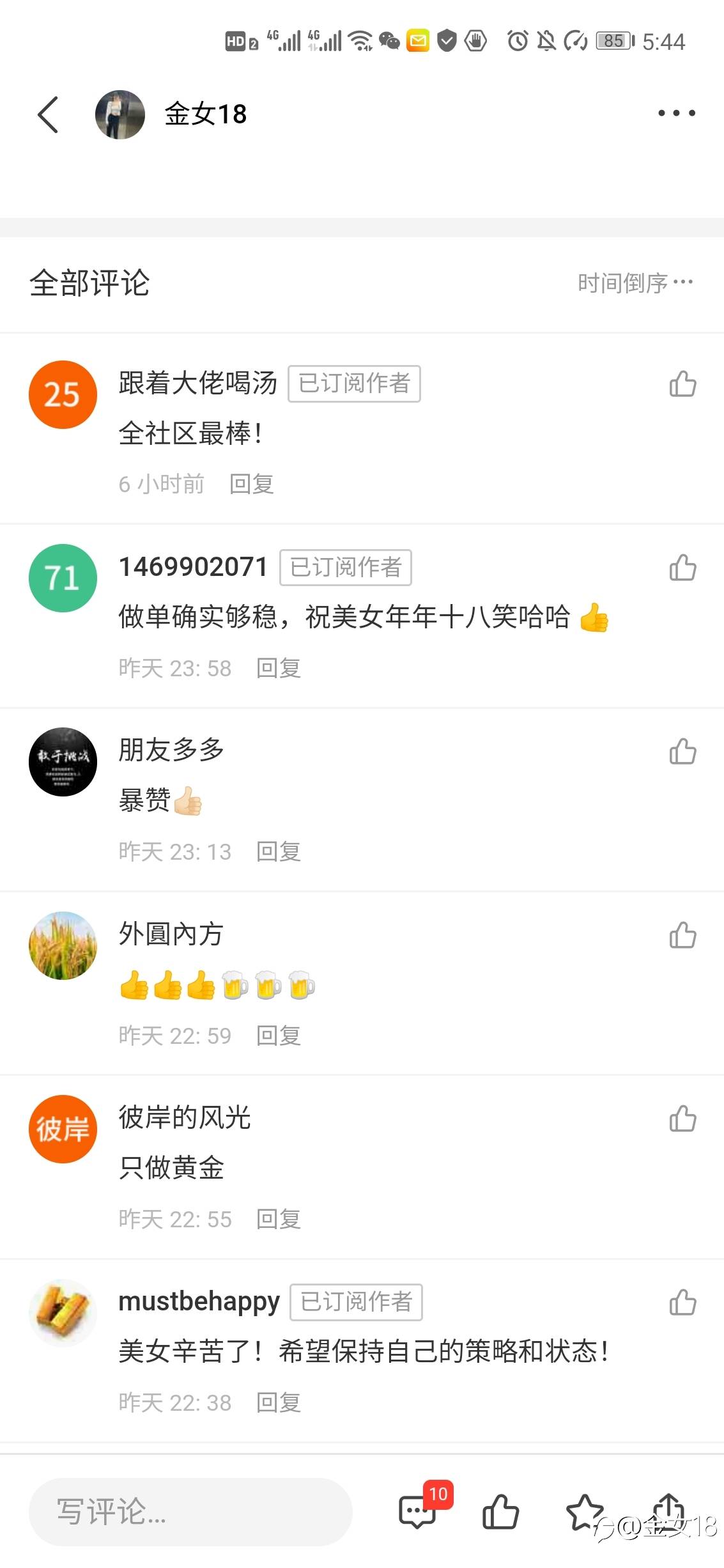 女交易员,连发帖第4个月,你关注下。