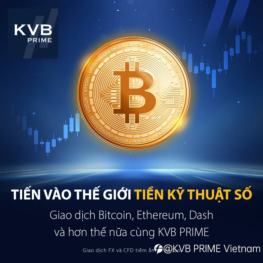 Giao dịch Tiền điện tử cùng KVB PRIME!
