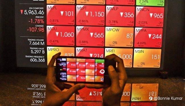 Pada Penutupan Sesi 2 Saham IHSG Anjlok 0,35%, Bareng-Bareng Se-Asia