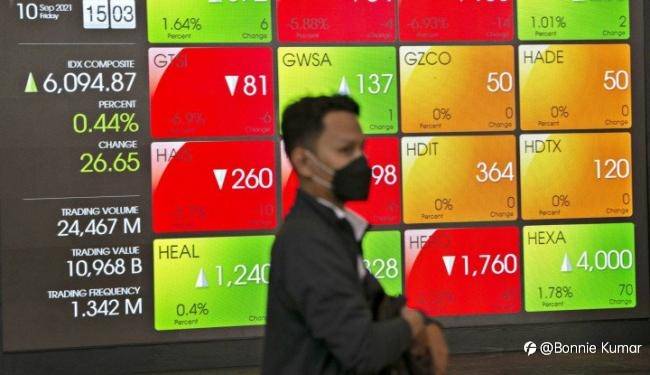 Saham IHSG Terapresiasi 1,36% Pada Penutupan Sesi 2