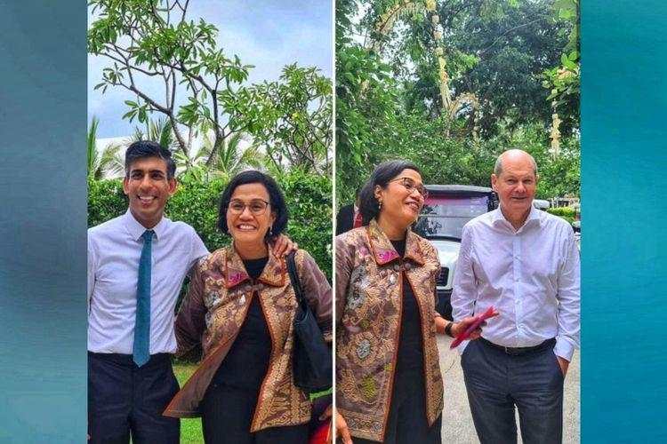 Kala Sri Mulyani Foto Bareng PM Inggris dan Kanselir Jerman, Tapi Malah Banjir Komentar Soal Presiden